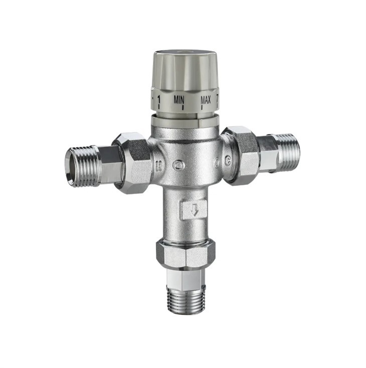 Messingist termostaatiline dušiklapp